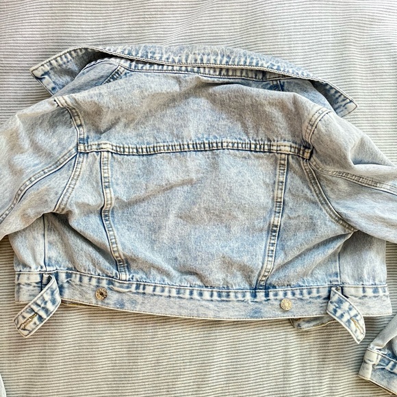 Crop Denim Jacket - Picture 2 of 5